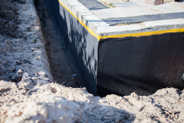 Residential Exterior Waterproofing installation at a Rodney, MI home by SJ Waterproofing Pros